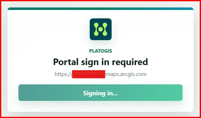 Plato GIS OAuth authentication with ArcGIS.